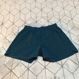 Men’s Lululemon Shorts - Sz S - teal 5” inseam